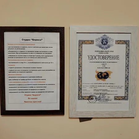 студио за гости бориса アパート